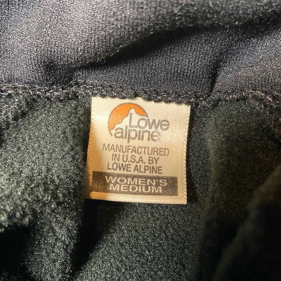 Lowe Alpine Vintage Polartec Fleece Vest Gorpcore Techwear Black Medium - Picture 4 of 5